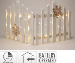 Deco Verlichting Binnen|ohgreen Hek met led wit 38cm