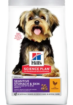 Werelddierendag|Hond Voeding|ohgreen Hill's science plan adult sensitive stomach & skin small & mini hondenvoer kip 1,5kg