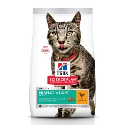Kat Voeding|Werelddierendag|ohgreen Hill's Science Plan Adult Perfect Weight kattenvoer kip 1,5kg