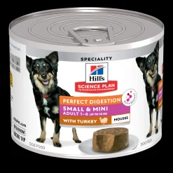 Hond Voeding|ohgreen Hill's science plan perfect digestion adult small & mini mousse met kalkoen blik 200g