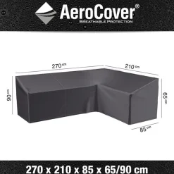 Accessoires En Onderhoud|ohgreen Hoes lounge L rechts 270x210x85xh65/90cm
