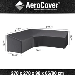 Accessoires En Onderhoud|ohgreen Hoes lounge L/T 270x270x90xh65/90cm