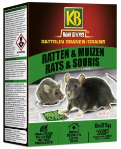 Ongedierte|ohgreen Home Defense Rattolin granen 6x25g