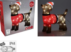 Deco Verlichting Buiten|ohgreen Hond 38cm 40led acryl