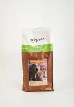 Werelddierendag|Hond Voeding|ohgreen Hondenbrokken adult chicken maxi 12kg