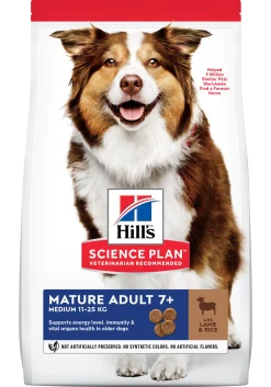 Hond Voeding|Werelddierendag|ohgreen Hondenbrokken hill's science plan mature adult medium lam & rijst 12kg