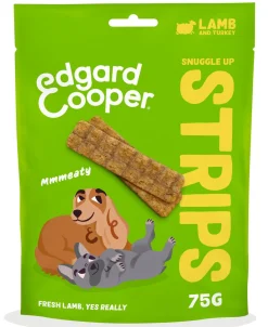 Hond Voeding|ohgreen Hondensnack treats snuggle up strips met lam en kalkoen
