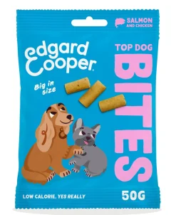 Hond Voeding|ohgreen Hondensnack treats top dog bites met zalm en kip