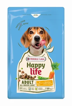Hond Voeding|ohgreen Hondensnackshappy life adult light met kip 2,5kg
