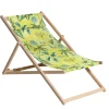 Tuinmeubelen|ohgreen Hout strandstoel Mauel pastel yellow