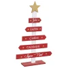 Kerstdecoratie|ohgreen Houten kerstboom h35cm