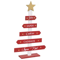 Kerstdecoratie|ohgreen Houten kerstboom h35cm