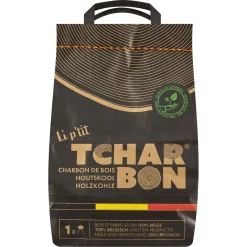 Brandstof En Aanmaak|Ecocheques|ohgreen Houtskoolzak 100% belg 1,2kg