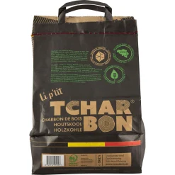 Brandstof En Aanmaak|Ecocheques|ohgreen Houtskoolzak 100% belg 1,2kg