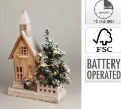 Thema Cosy|Deco Verlichting Binnen|ohgreen Huis met kerstboom en led