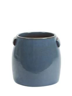 Potten En Vazen|ohgreen Jars Pot tabor m blue d25h24