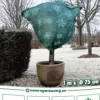 Winter|ohgreen Jutehoes H100xØ75cm groen met aantrekkoord
