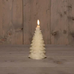 Deco Verlichting Binnen|ohgreen Kaars kerstboom wax 3d vlam
