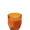 Kaarsen|ohgreen Kaars origami glas oranje 30u