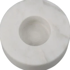 Sfeermakers|ohgreen Kandelaar marmer wit 9x9x3cm