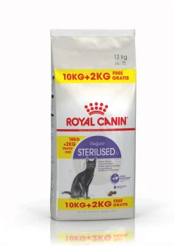 Kat Voeding|ohgreen Kattenvoer regular sterilised 10kg +2kg