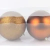 Kerstballen|ohgreen Kerstbal bruin (4sts)