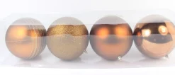Kerstballen|ohgreen Kerstbal bruin (4sts)