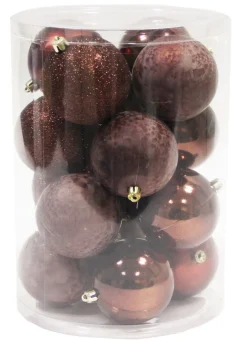 Kerstballen|ohgreen Kerstbal cacao (16sts)