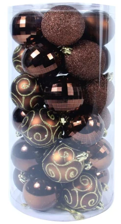 Kerstballen|ohgreen Kerstbal cacao (30sts)