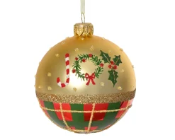 Thema Classic|Kerstballen|ohgreen Kerstbal glas mat , 'joy'