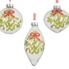 Thema Holiday|Kerstballen|ohgreen Kerstbal glas transparant