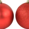Kerstballen|ohgreen Kerstbal kerstrood (4sts)