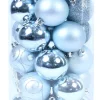 Kerstballen|ohgreen Kerstbal lichtblauw (30sts)