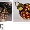 Deco Verlichting Binnen|ohgreen Kerstbal met led 20cm