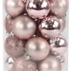 Kerstballen|ohgreen Kerstbal oudroze (30sts)