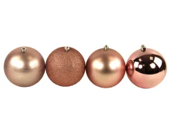 Kerstballen|ohgreen Kerstbal oudroze (4sts)