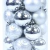 Kerstballen|ohgreen Kerstbal zilver (30sts)