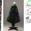Deco Verlichting Binnen|ohgreen Kerstboom 90cm fiber optic