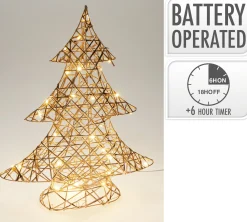 Deco Verlichting Binnen|ohgreen Kerstboom 40cm met led