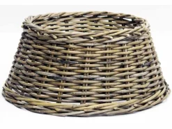 Kerstbomen|ohgreen Kerstboomhuls rotan grijs d75h20cm
