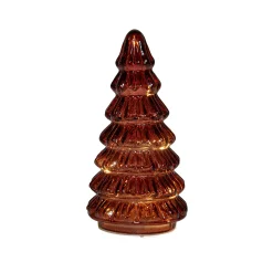 Deco Verlichting Binnen|ohgreen Kerstboompje glas 10led