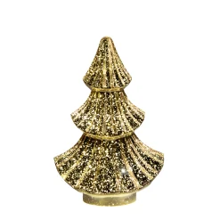Deco Verlichting Binnen|ohgreen Kerstboompje glas 10led