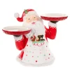 Kerstdecoratie|ohgreen Kerstman met 2 dolomiet borden