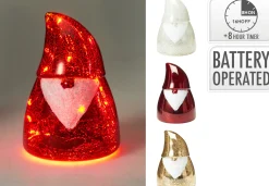 Thema Classic|Deco Verlichting Binnen|ohgreen Kerstman met led 14cm