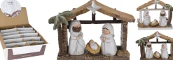 Kerststallen|ohgreen Kerststal met 3 figuren