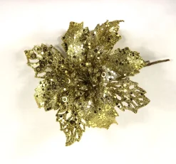 Kerstornamenten|ohgreen Kerstster op clip goud