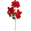 Kerstdecoratie|ohgreen Kerstster x3 tak 70cm rood