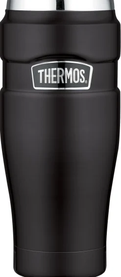 In En Rond De Keuken|ohgreen King tumbler mug zwart mat 470ml