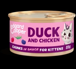 Kat Voeding|ohgreen Kitten eend&kip in saus 85g