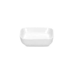 Servies|ohgreen KOM PORCELINO VIERKANT WIT 8,5X8,5X2,5 CM